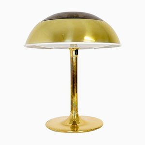 Space Age Brass Table Lamp from Fagerhults, Sweden, 1970s