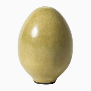 Steingut Egg Vase von Berndt Friberg für Gustavsberg