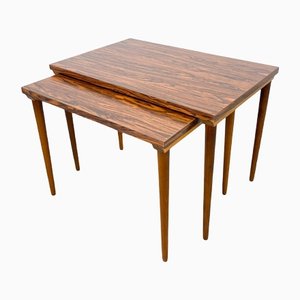 Rosewood Nesting Tables, Set of 2