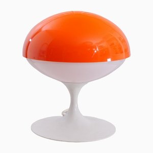 Space Age Orange Mushroom Lamp from Temde