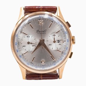 18 Karat Gold Chronograph mit Datum von Barrett, 1960er