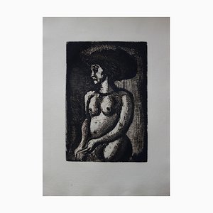 Georges Rouault, Portrait of an African Woman, 1928, Original Etching