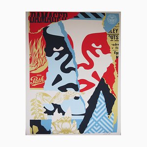 Shepard Fairey (Obey), Damaged Icon, 2018, Silkscreen