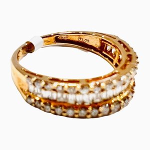 Rosegold 18ct Diamond Dress Ring
