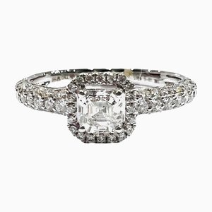 18ct White Gold Princess Cut Diamiond Ring