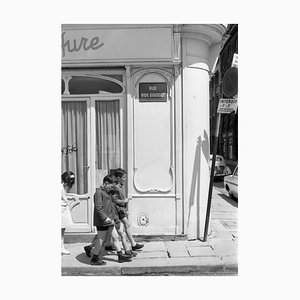Maurice Bonnel, Corner of rue Vide Gousset and rue d'Aboukir, 1950s, Silver Gelatin Print