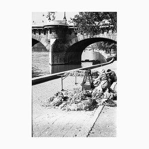 Maurice Bonnel, Carders, Banks of the Quai Des Orfèvres, 1954, Fotografia