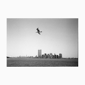 Claude Vesco, World Trade Center, View From the New York, Shuttle, 1980s, Film Photography