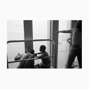 Claude Vesco, WTC Tower 1, 110th Floor, Visitor Reception, New York, 1980, Film Photography