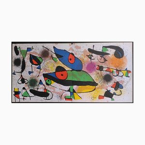 Joan Miro, Skulptur: Die Frösche, 1974, Lithographie