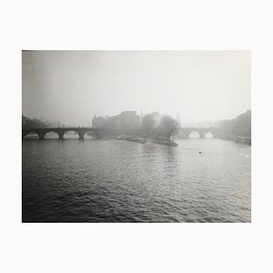 Michel Ginies, The Pont Neuf Under the Mist Paris, Winter 1998, Photography