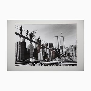 Anonimo, New York, 1990, Stampa fotografica argentata, con cornice