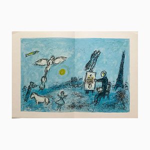 Marc Chagall (1887-1985), Behind the Mirror Nr. 246, Mai 1981, Original Lithographie