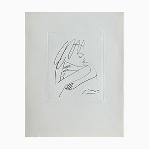 Pablo Picasso, Femme de Profil, 1954, Gravure à l'Eau-Forte