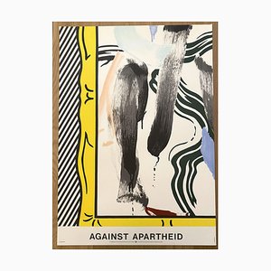 Roy Lichtenstein, Against Apartheid, 1983, Lithograph