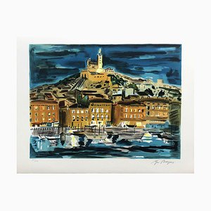 Yves Brayer, Our Lady of the Night Watch, 1974, Lithograph