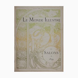 Alphonse Mucha, Le Monde Illustré, 1899, Lithografie Cover