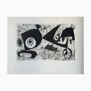 Joan Miró, Tribute to Miro, 1972, Litografia originale