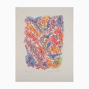 André Masson, Abstract Life, 1973, Original Lithograph