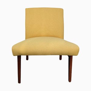 Lounge Chair with Yellow Upholstery, 1960s
