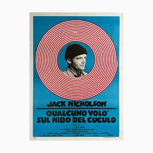 One Flew Over the Cuckoos Nest Movie Poster, Italy, 1970s