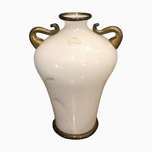 Vase Primavera en Verre de Murano par Ercole Barovier pour Barovier & Toso, Italie, 1980s