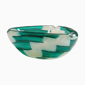 Cendrier Art Vintage en Verre de Murano Pezzato par Barovier & Toso, 1950s