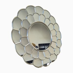 Round Mirror in Decorative Frame
