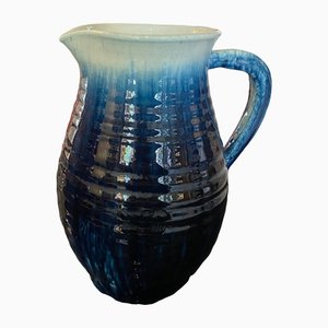 Bluish Ceramic Pitcher from Accolay