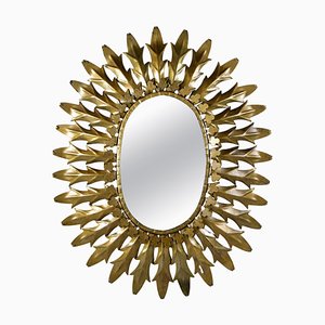 Specchio da parete Art Deco Sunburst, Francia, anni '20