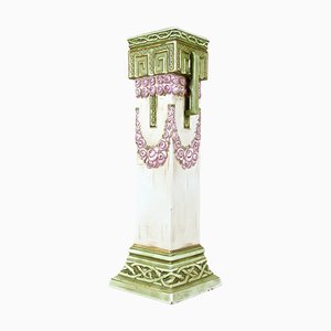 Art Nouveau Vase in Majolica from Royal Dux, 1900