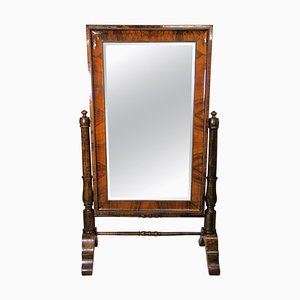 19th Century Austrian Wood Cheval Mirror, 1825