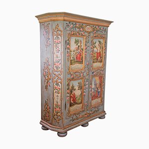 Hand Painted Cabinet with the Four Seasons, Austria, 1817