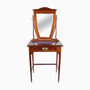 Art Nouveau Vanity Table with Swivel Mounted Mirror, Austria, 1910s