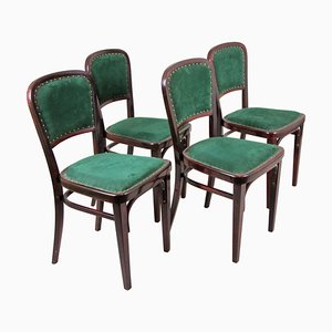 Art Nouveau Dining Chairs by Marcel Bomber for Thonet, Austria, 1910s, Set of 4
