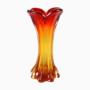 Vase Mid-Century en Verre de Murano, Italie, 1960s