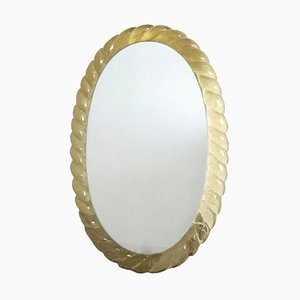 Oval Frozen Wall Mirror