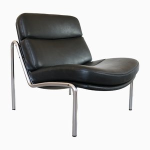 Leather Lounge Chair by Jørgen Kastholm for Kusch & Co, 1970