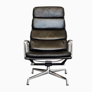 EA 222 Softpad Lounge Chair by Charles & Ray Eames for Vitra