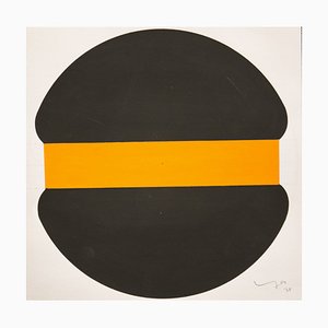 Hiroshi Yasukawa, Abstrakte Komposition, 20. Jahrhundert, Öl