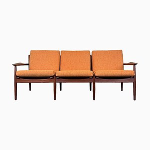 Danish Teak Sofa by Svend Åge Eriksen for Glostrup, 1960s