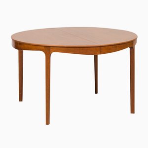 Mahogany Dining Table by Ole Wanscher for A.J. Iversen, 1940s