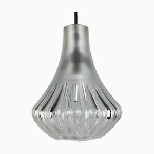 Glass Ceiling Lamp from Peill & Putzler