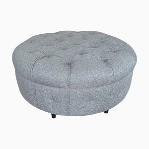 Large Late 20th Century Buttoned Ottoman