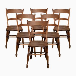 Country Kitchen Dining Chairs, Set of 6