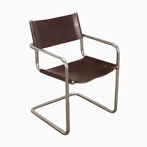 Bauhaus Stuhl aus Metall, Italien, 1960er