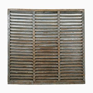 Large Patinated Wooden Shutter