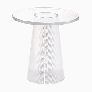 High Transparent Bent Side Table by Pulpo