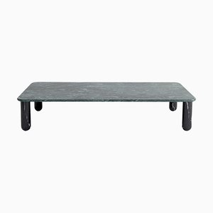 X Large Green and Black Marble Sunday Coffee Table by Jean-Baptiste Souletie
