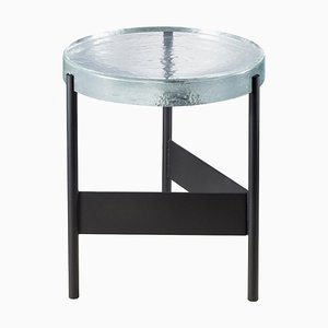 Black Alwa Two Transparent Side Table by Pulpo